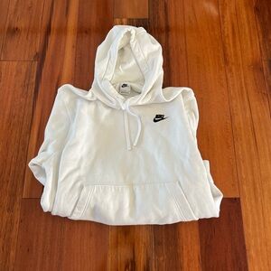 Nike Classic White Pullover Hoodie